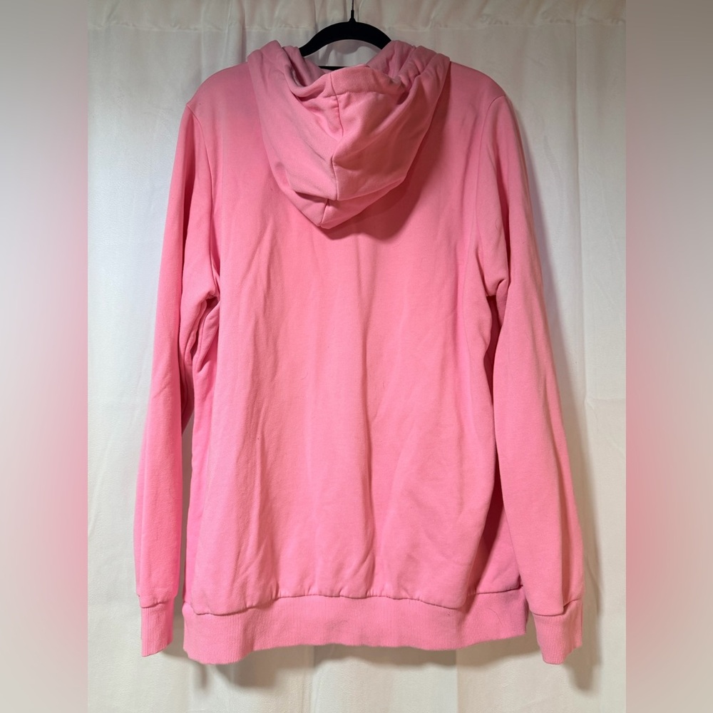 Adidas Pink Full-Zip Hoodie - Picture 5 of 6